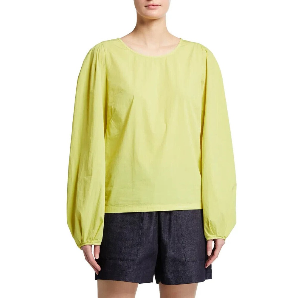 Dries Van Noted Caples Dyed Lightweight Poplin Top Dry Cleaned Size 40 Excellent